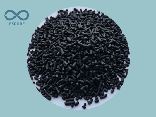 600 mg/g Schwarze zylindrische Pellet mit aktiviertem Kohlenstoff